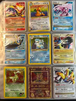 DAMAGED Lot of 180 ALL HOLO Vintage Pokemon Card Binder Collection DAMAGED - Image 4