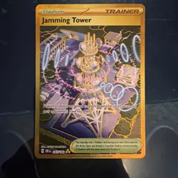 Pokemon TCG Trainer Jamming Tower Card 243/182 Destined Rivals - Image 1