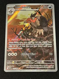 Mandibuzz 145/086 Sv: White Flare Holo - TCG Pokemon Card - Image 1