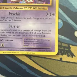 Mewtwo 014/034 Trading Card Game Classic Holo - Image 4