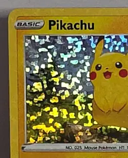 Pikachu 7/15 Holo Bleed Error 2022 McDonald's Promo Pokemon TCG Full Card Error - Image 3