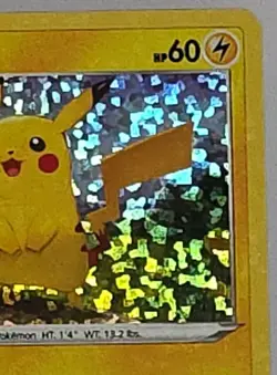 Pikachu 7/15 Holo Bleed Error 2022 McDonald's Promo Pokemon TCG Full Card Error - Image 4