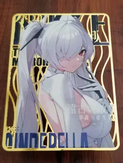Cinderella - Goddess of Victory: Nikke - Goddess Story Gold Metal Card - Image 1
