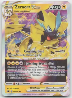 Zeraora VSTAR Promo Holo SWSH: Sword & Shield Promo Cards SWSH265 NM - Image 1
