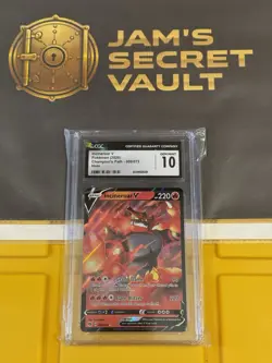 CGC 10 Incineroar V 008/073 Champion’s Path Pokemon Card GEM MINT - Image 5
