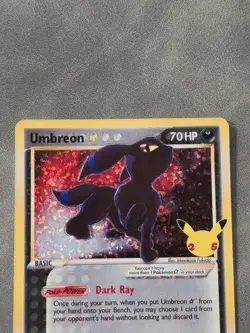 Pokemon TCG Umbreon Star Celebrations Holo Card 17/17 Classic Collection MINT - Image 4