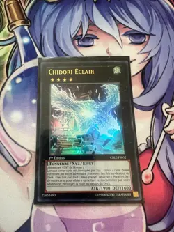 LIGHTNING CHIDORI ULTRA RARE FRENCH CBLZ-EN052 FR052 NEAR MINT YUGIOH - Image 1