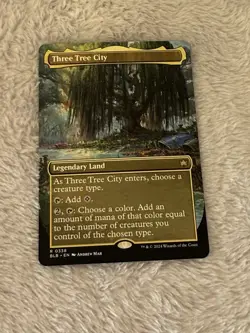 Three Tree City (Borderless) (0338) Bloomburrow Regular - Image 1