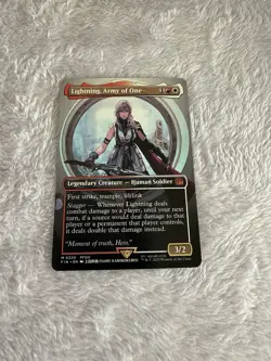 Lightning, Army of One (0320) (Borderless) Final Fantasy Regular - Image 1