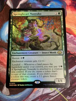 MTG Magic: The Gathering Modern Horizons 3 SPRINGHEART NANTUKO Rare Foil NM - Image 1
