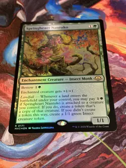 MTG Magic: The Gathering Modern Horizons 3 SPRINGHEART NANTUKO Rare Foil NM - Image 4