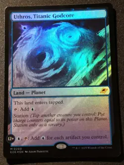 Uthros, Titanic Godcore - Foil - EOE - NM - EN - 0260 - Image 1
