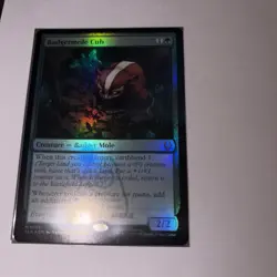 Badgermole Cub - MAGIC THE GATHERING - #167 - (FOIL) - Near Mint - Image 2