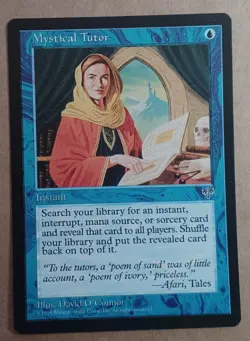 Mystical Tutor Mirage #80 MtG Moderately Played - Image 1