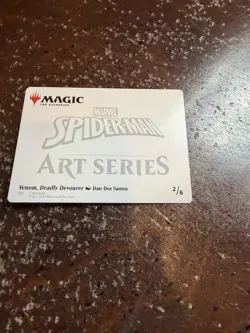 2025 MTG Spider-Man Art Series 2/6 Venom, Deadly Devourer - Image 2