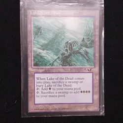 Magic: The Gathering Lake of the Dead Alliances Land Rare Regular EN 1996 - Image 5