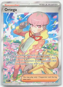 Ortega 219/197 Ultra Rare Obsidian Flames Pokemon Near Mint - Image 1