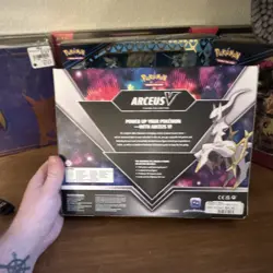 Pokemon TCG Arceus V Figure Collection Box English 2021 Promo 5 Cards - Image 2