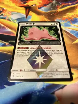 Pokemon TCG Lost Thunder - Ditto Prism #154/214 - Rare Holo Card - Image 1
