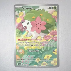 Pokemon TCG Shaymin 185/182 DRI Holo Basic 80HP EN 2025 - Image 1
