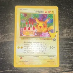 Wizards of the Coast Pokemon TCG _____'s Pikachu Wotc Celebrations Promo Holo - Image 1