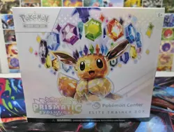 SV: Prismatic Evolutions Pokemon Center Elite Trainer Box TCG, Sealed - Image 1