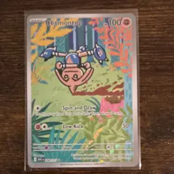 Pokemon TCG Hitmontop 240/217 Paldea Evolved Illustration Rare Reverse Holo - Image 1
