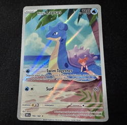 Pokemon Destined Rivals Illustration Rare Misty's Lapras #194/182, NM, Unplayed - Image 1