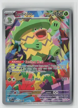 Ludicolo 095/094 Illustration Rare Phantasmal Flames Pokemon Holo Near Mint - Image 1