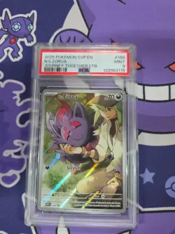 2025 Pokemon SVP EN N’s Zorua #189 PSA 9 - Image 1