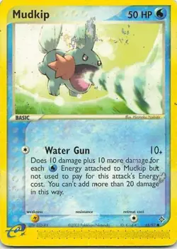Mudkip 65/97 EX Dragon Common DMG Pokemon TCG - Image 1