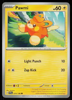Pawmi 074/198 Common Scarlet & Violet Pokemon Near Mint - Image 1