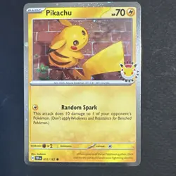 Pokemon TCG Pikachu 051/162 - 2026 Pokemon Day Cosmos Holo - Image 1