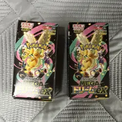 MEGA Pokemon TCG MEGA Dream Japanese Booster Box Lot x2 Opened No Hits Just Bulk - Image 1