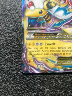 Pokemon TCG M Ampharos EX 28/98 XY Ancient Origins Ultra Rare Card - Image 3