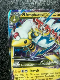 Pokemon TCG M Ampharos EX 28/98 XY Ancient Origins Ultra Rare Card - Image 4