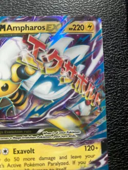 Pokemon TCG M Ampharos EX 28/98 XY Ancient Origins Ultra Rare Card - Image 5