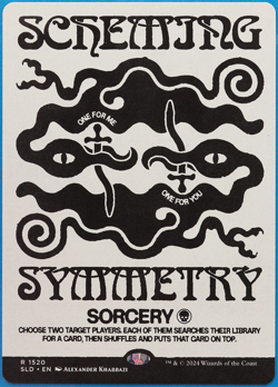 Scheming Symmetry (Secret Lair Promo) NM MTG MAGIC CARD (502537) ABUGames - Image 1