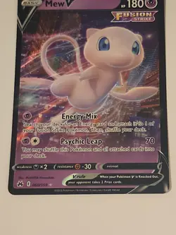 MEW V Crown Zenith #60/159 ULTRA RARE HOLO NM Pokemon TCG Near Mint - Image 3