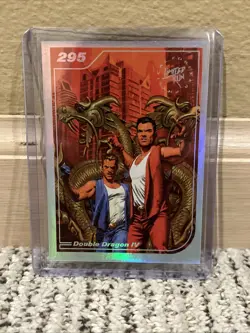 Double Dragon IV Limited Run Games Silver Trading Card #295 - Near Mint - Image 1