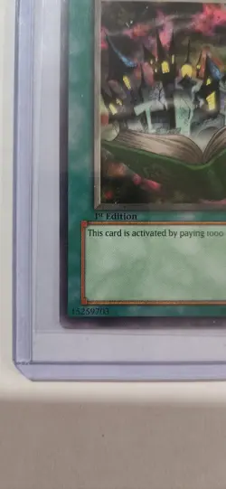 Yu-Gi-Oh! Toon World Magic Card 1st Edition Sdp-024 Vintage - Image 2