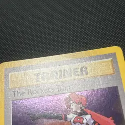 Pokemon Card the Rockets Trap 19/132 Holo Rare Gym Heroes VLP Awesome Swirl - Image 4