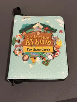 Animal Crossing Mini Game Card Collection Album 3 Ring Binder With Clear Sheets - Image 1