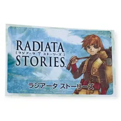 Sony PlayStation 2 PS2 Radiata Stories 2005 Memory Card Sticker - Image 1