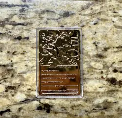 Pokemon Special Edition 23 karat Gold Plated Trading Card / #06 Charizard - Image 3