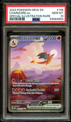 PSA 10 GEM MINT Charizard 199/165 SPECIAL ILLUSTRATION RARE Pokemon 151 Card 653 - Image 2