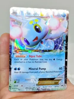 NM Pokemon MANAPHY EX Card BREAKPOINT Set 32/122 XY X and Y Ultra Rare - Image 8