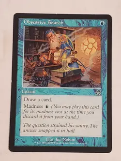 MTG Obsessive Search (Torment/Blue/C) - BGM - Image 1