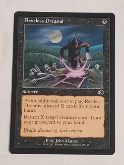 MTG Restless Dreams (Torment/Black/C) - BGM - Image 1