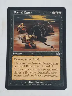 MTG Rancid Earth (Torment/Black/C) - BGM - Image 1